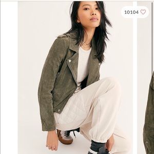 Suede Moto Jacket (SLS / free people)
